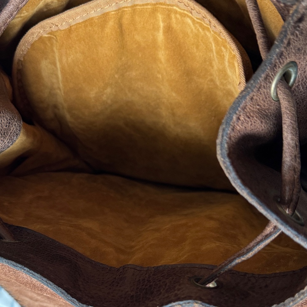 Patricia Nash Dark Brown Leather Backpack - Picture 4 of 11